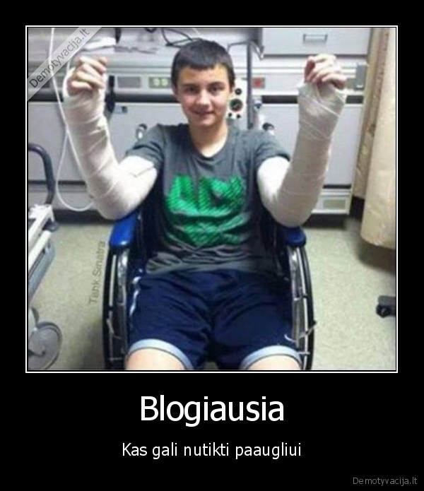 paauglys,suluzo, rankos,nebepasmaukys