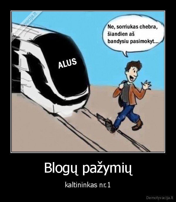 alus,pazymiai,pasimokyti