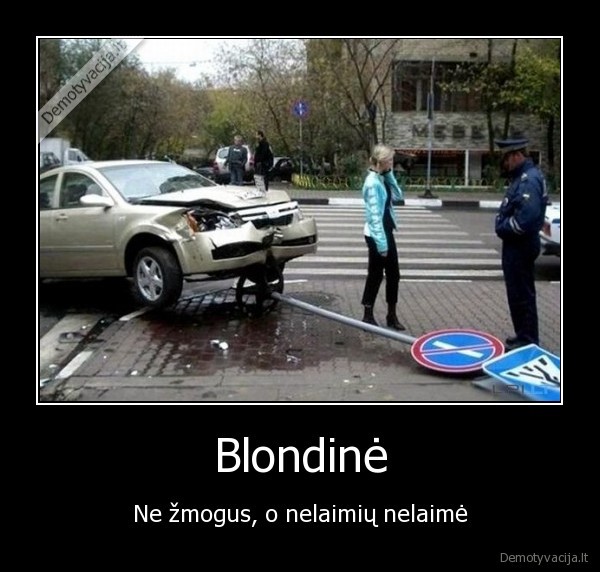 Blondinė