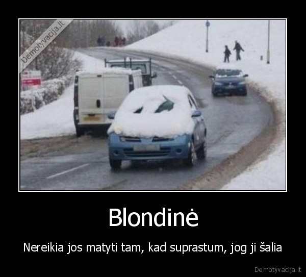 Blondinė