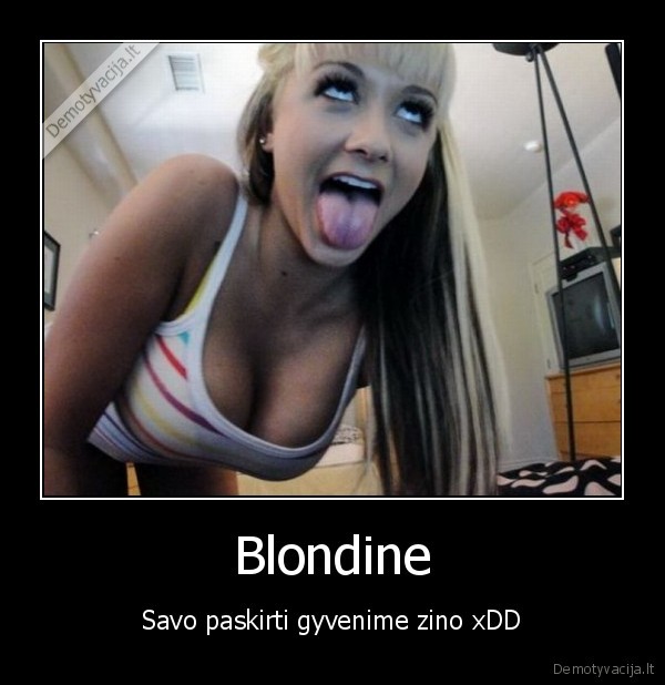 Blondine