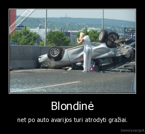 Blondinė