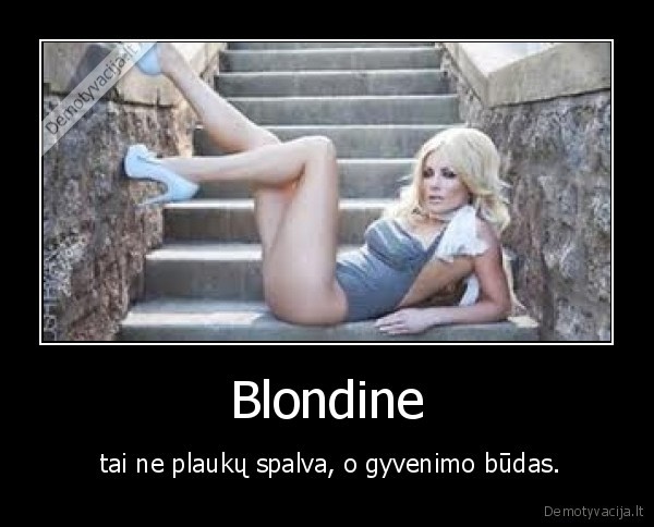 Blondine