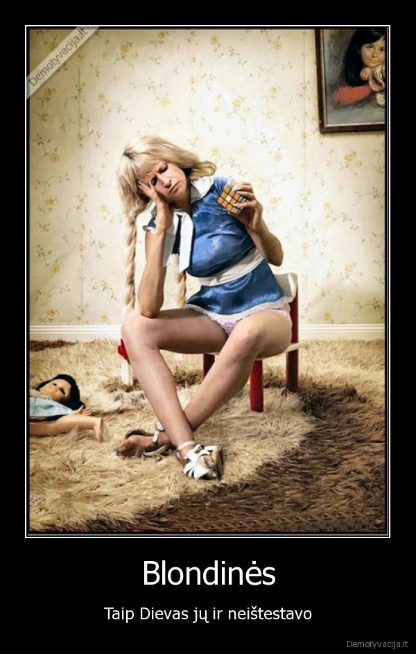 Blondinės