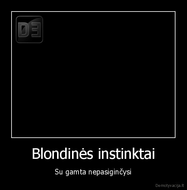 Blondinės instinktai