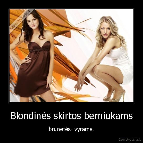 Blondinės skirtos berniukams