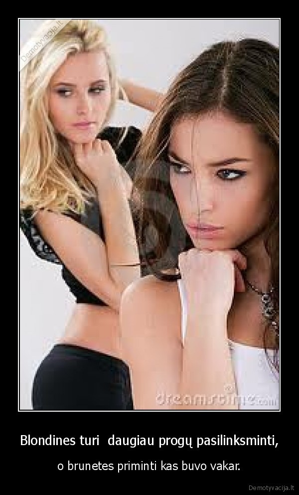 blonde, vs., brunete