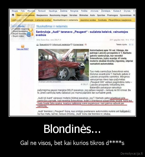 Blondinės...