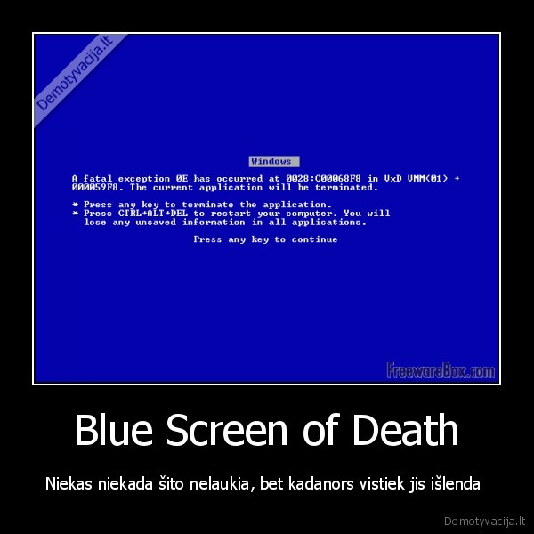 Blue Screen of Death