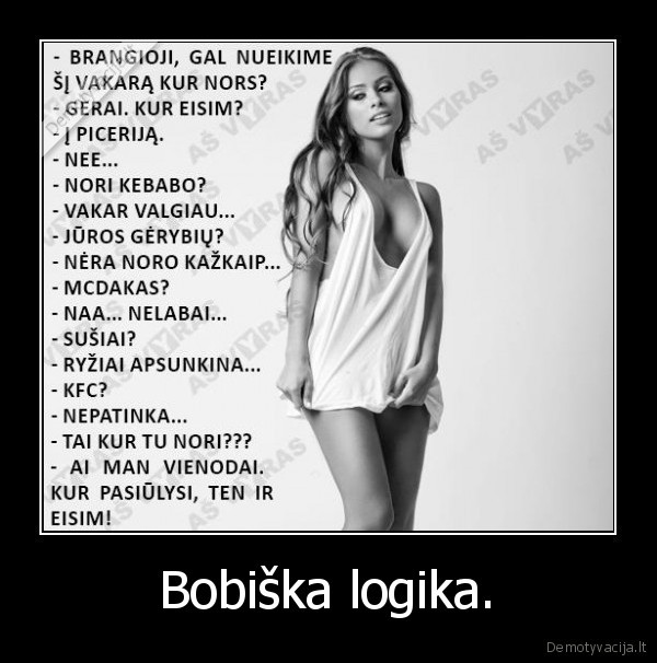 Bobiška logika.