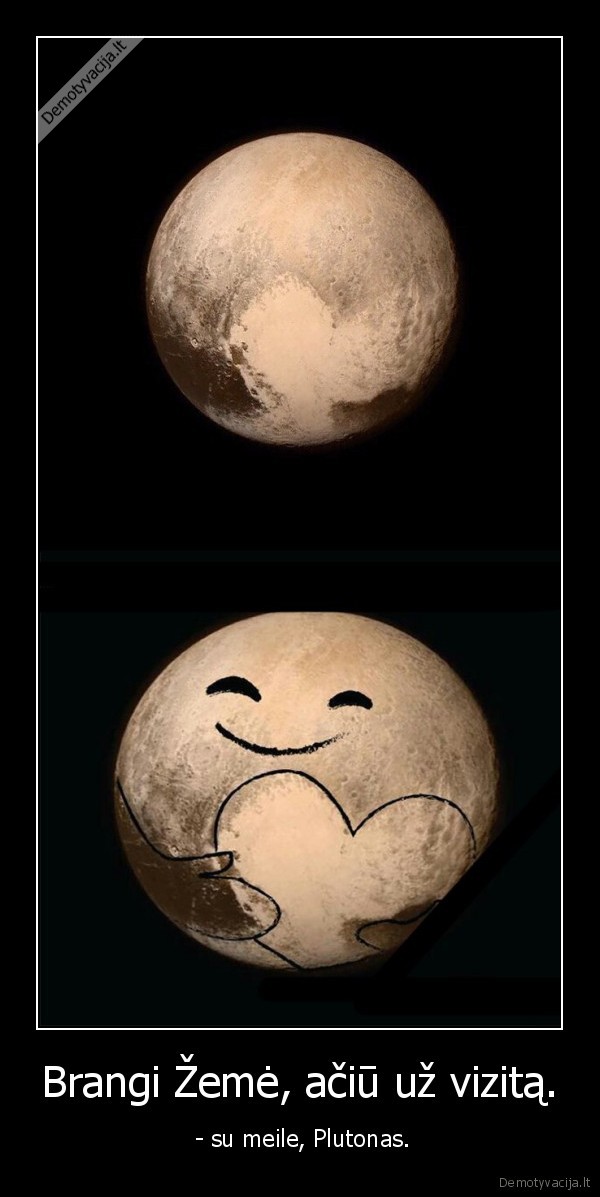 zeme,plutonas,pasiektas,9, metai