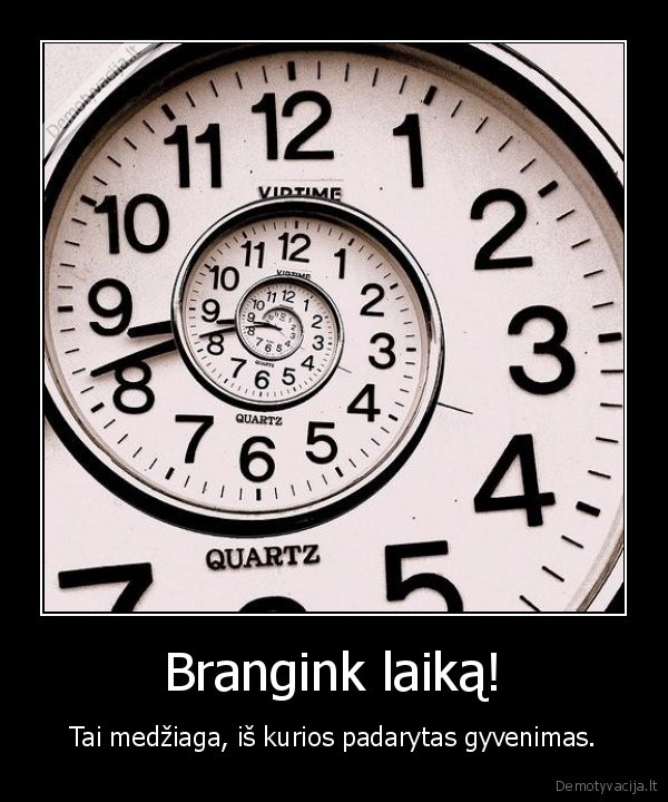 Brangink laiką!