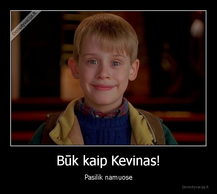 kevinas,vienas,namuose,koronavirusas