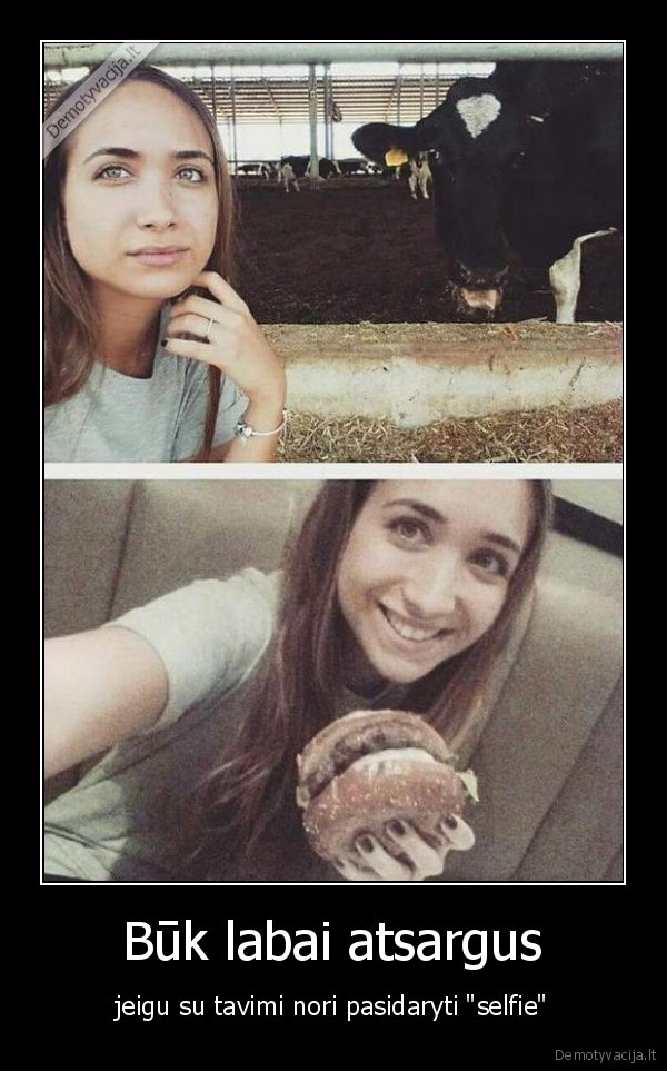 mergina,karve,mesainis,selfie