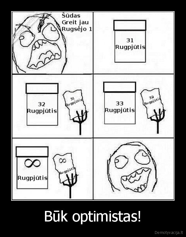 Būk optimistas!