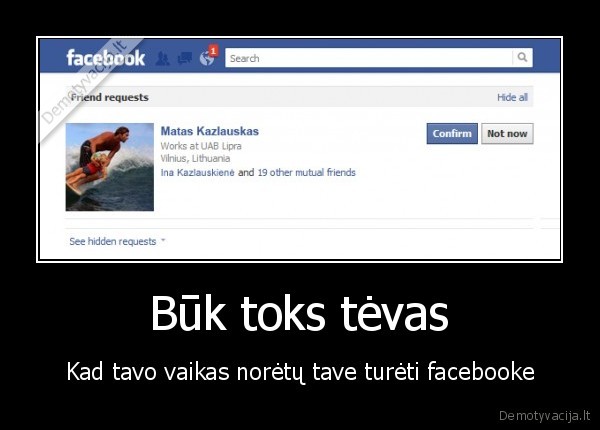 Būk toks tėvas