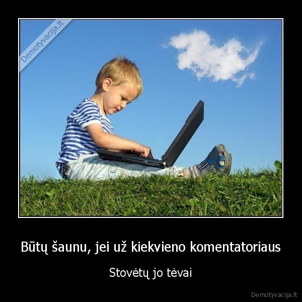 Būtų šaunu, jei už kiekvieno komentatoriaus