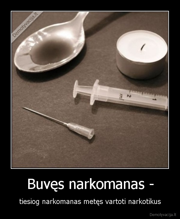 Buvęs narkomanas -
