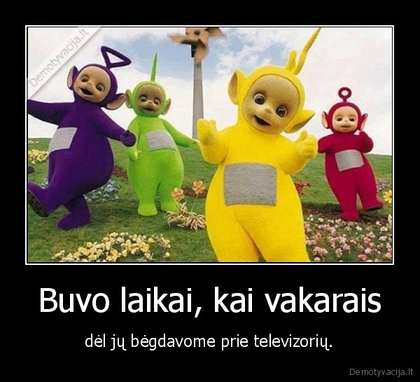 vaikyste, su, teletabiais,teletabiai