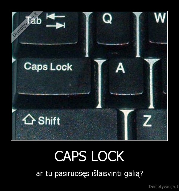 caps, lock