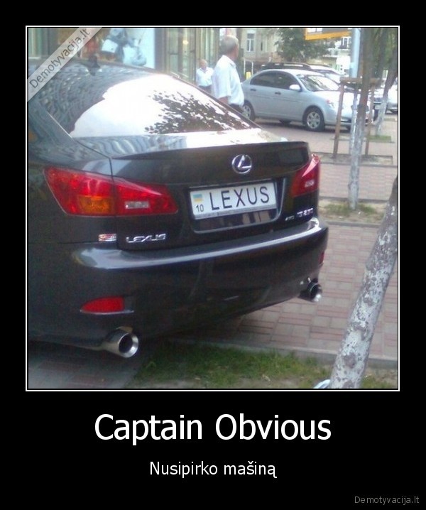 Captain Obvious