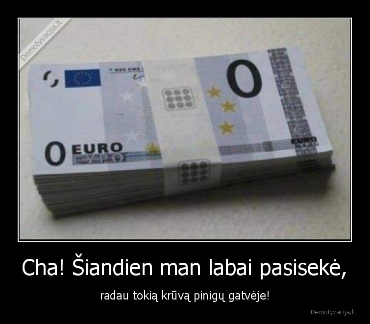 pinigai,eurai,nulis,sekasi,krivelis