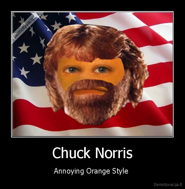 chuck, norris,annoying, orange