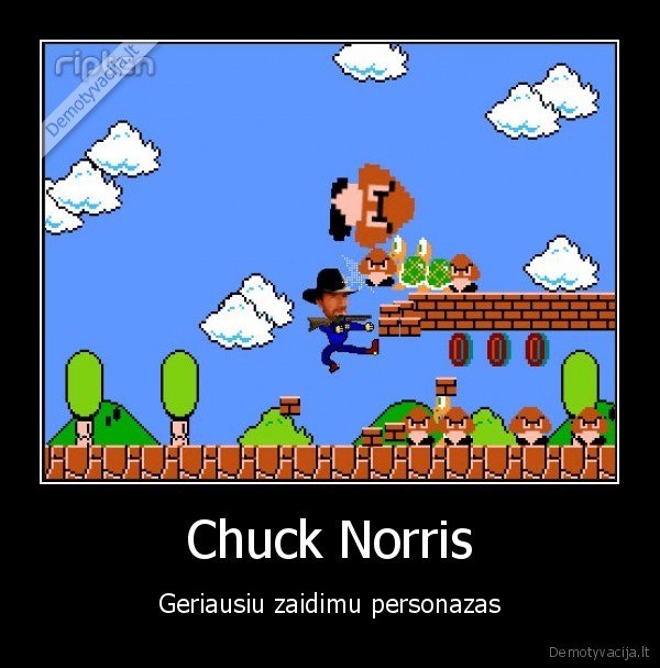 mario, chuck, norris