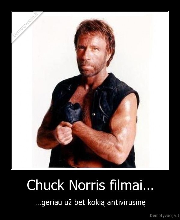 chuck,norris,filmai,antivirusine