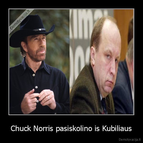 Chuck Norris pasiskolino is Kubiliaus