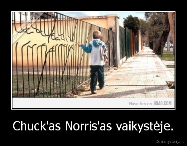 vaikyste,chuckas,norisas