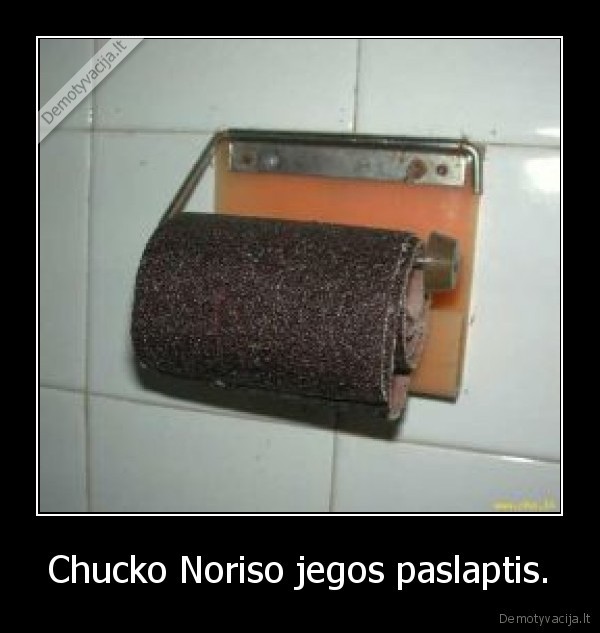 Chucko Noriso jegos paslaptis.