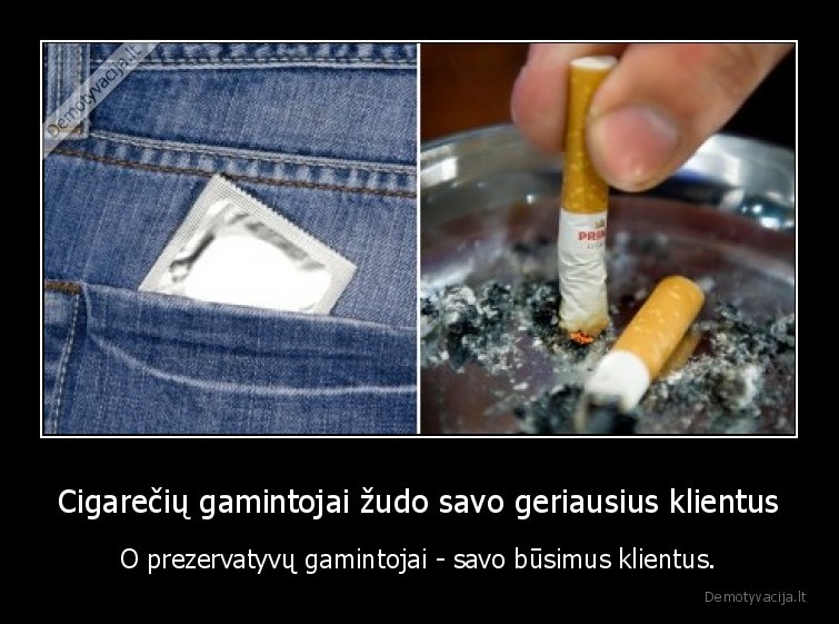 Cigarečių gamintojai žudo savo geriausius klientus