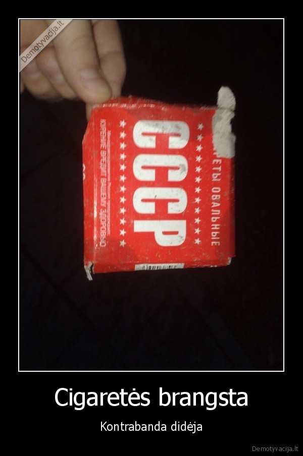kontrabanda, cccp, cigaretes, rukymas