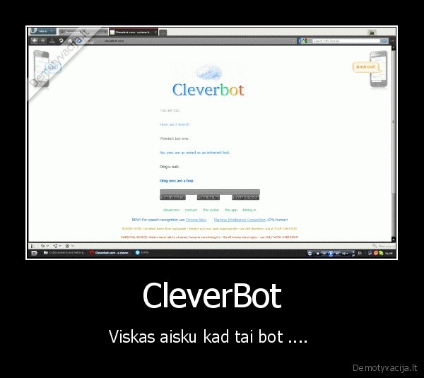 juokas, cleverbot, bot, clever, skype
