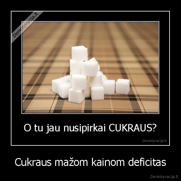 Cukraus mažom kainom deficitas