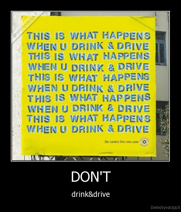 drink, drive