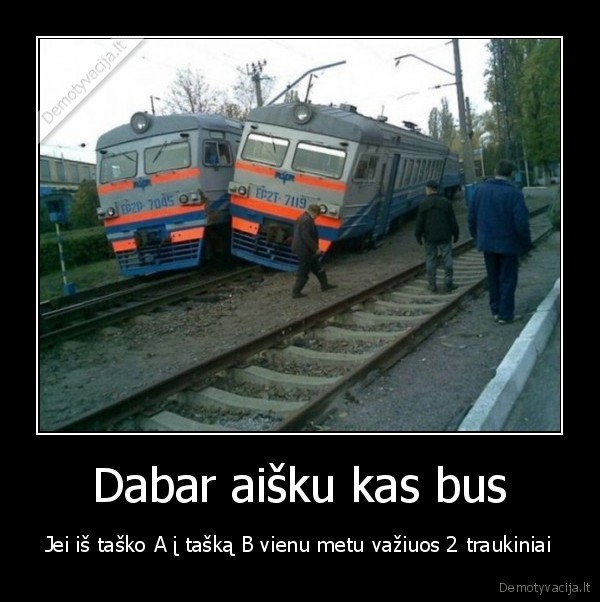 traukiniai,matematika,punktas