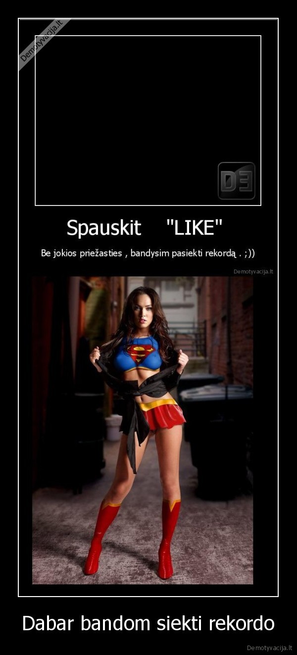 Dabar bandom siekti rekordo