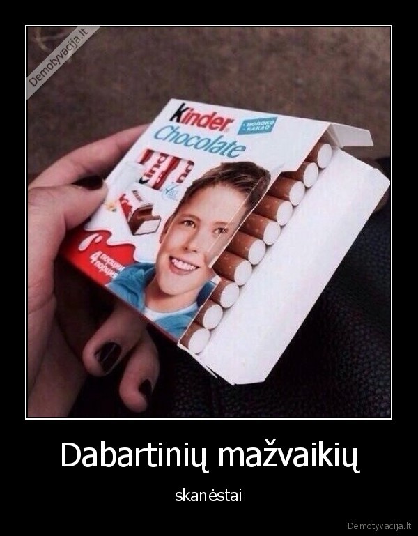 cigaretes,rukyti,kinder