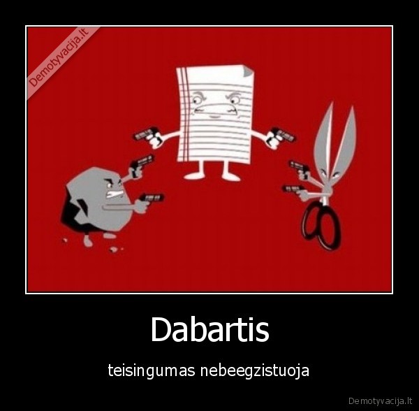 vaskyhop,nicka,popierius,akmuo,zirkles,issiaiskinti