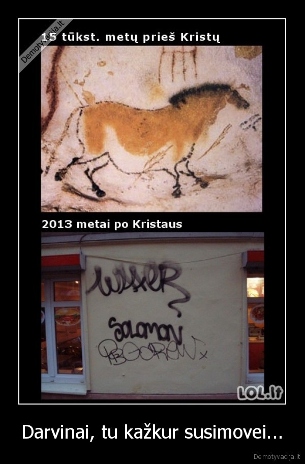 darvino, teorija,solomon,darvinas,grafiti,evoliucija