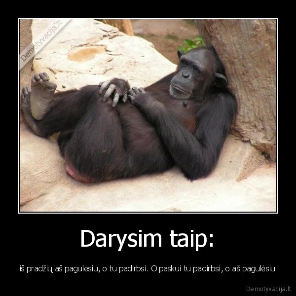 tinginyste,bezdzione,guleti,dirbti