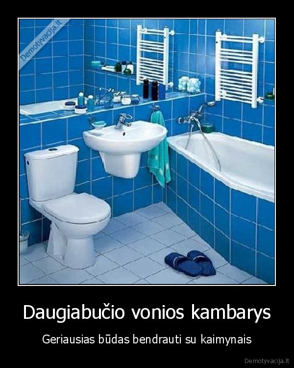 Daugiabučio vonios kambarys