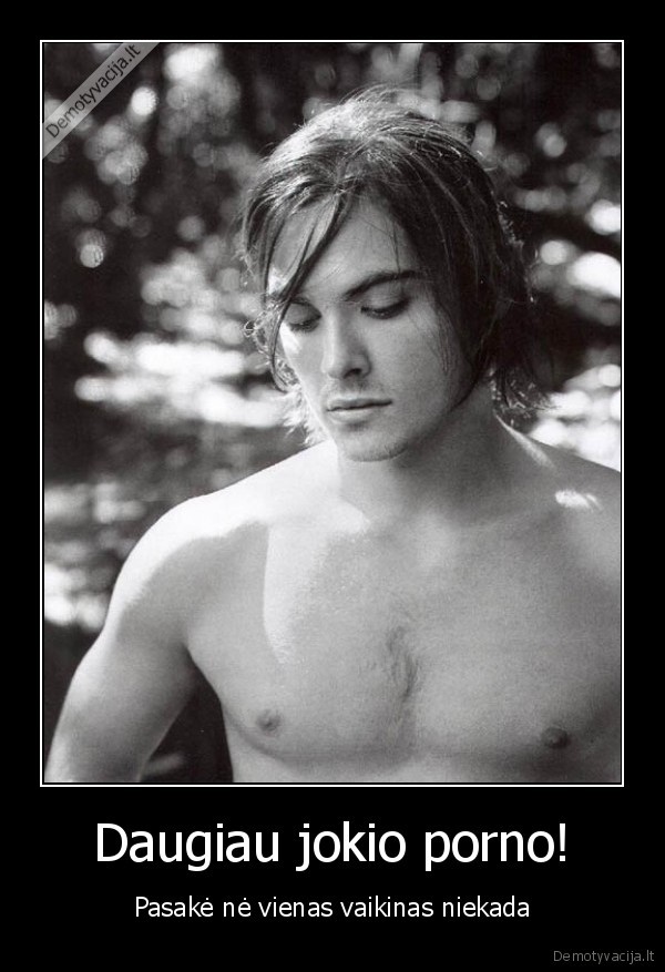 Daugiau jokio porno!