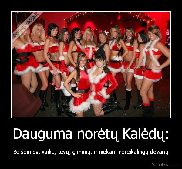 Dauguma norėtų Kalėdų: