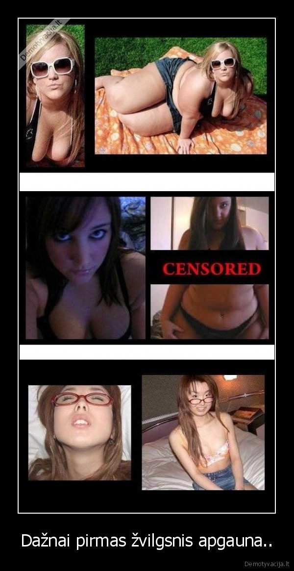 Dažnai pirmas žvilgsnis apgauna..