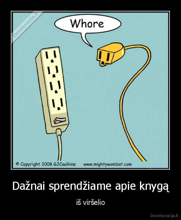 Dažnai sprendžiame apie knygą