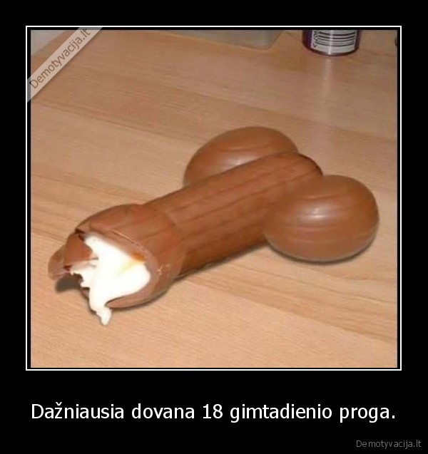 Dažniausia dovana 18 gimtadienio proga.