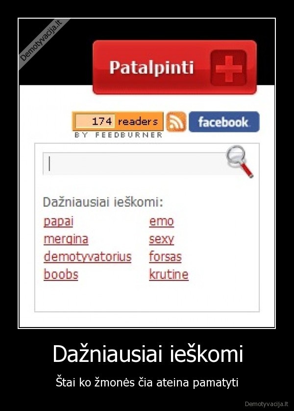 Dažniausiai ieškomi